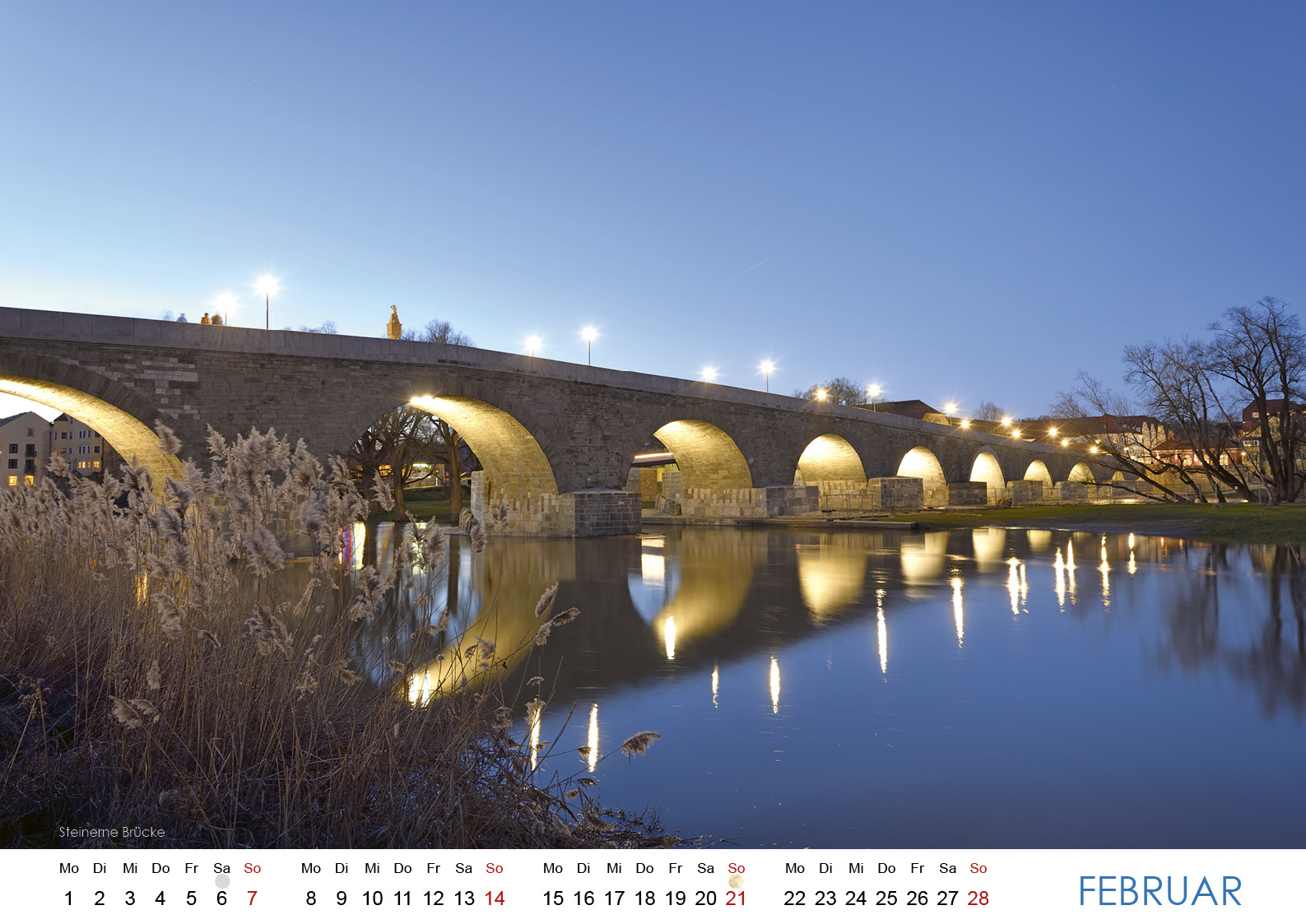 Regensburg im Licht der Jahreszeiten 2027  Februar