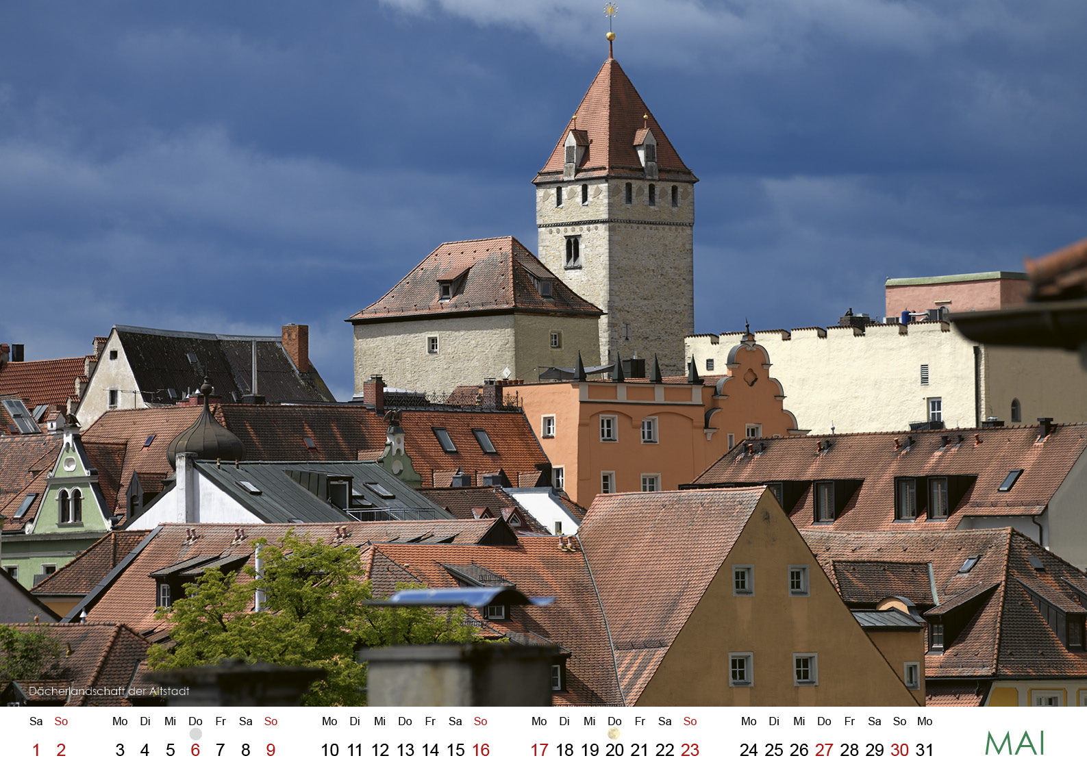 Regensburg im Licht der Jahreszeiten 2027  Mai